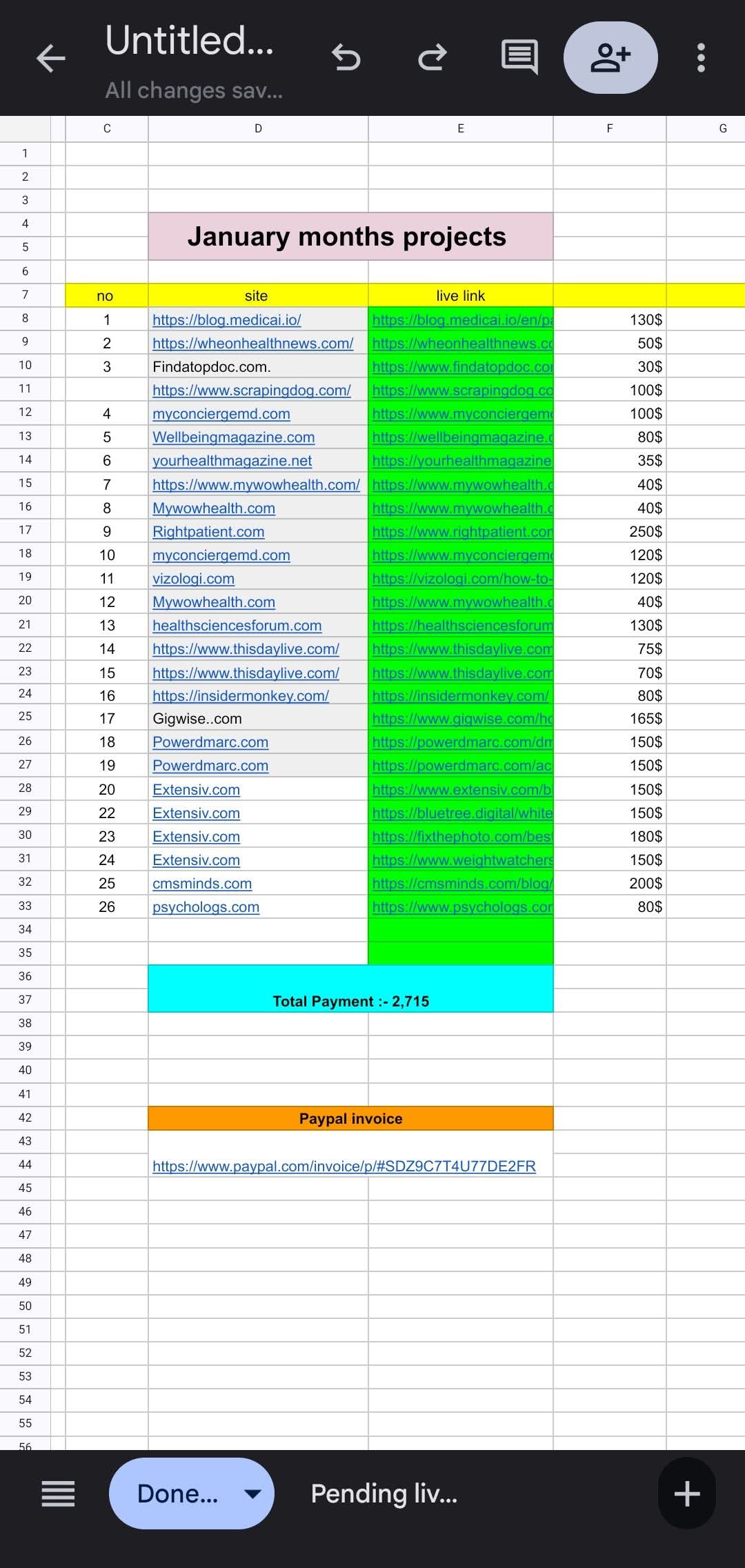 Payment Proof 1